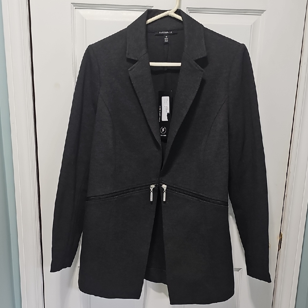 Charcoal Blazer Jacket with Timeless Elegance